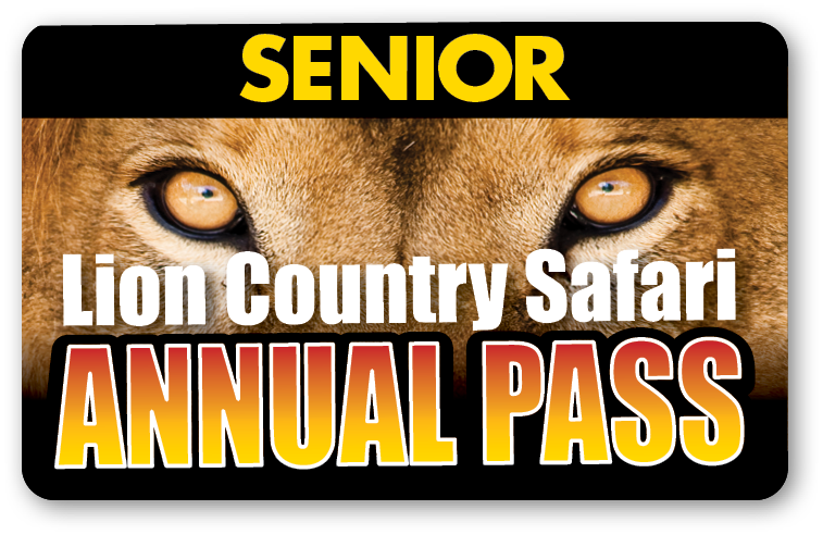 Lion Country Safari Annual Pass - Senior (Age 65 and over)